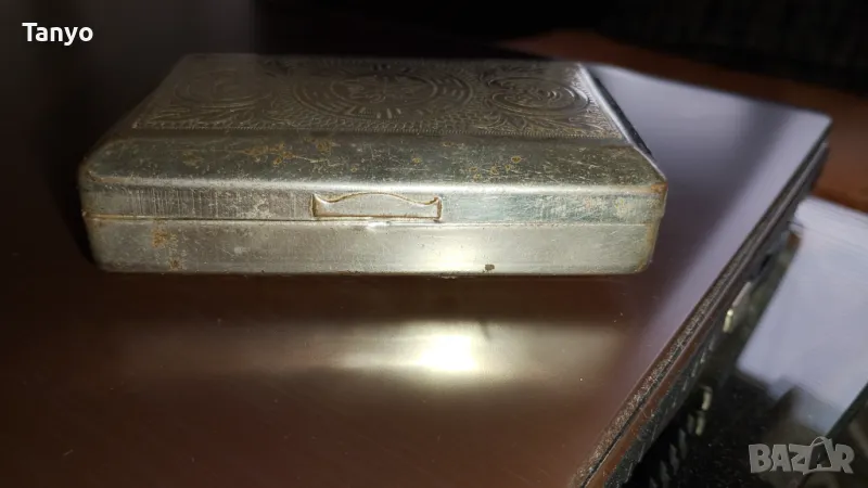 Стара метална кутия:100-65-25 мм., снимка 1