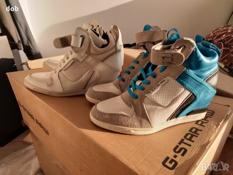 Нови дамски обувки с платформа G Star, снимка 1