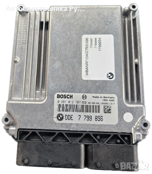 КОНТРОЛЕР BMW E60 E90 3.0D DDE ,7799856 ,0281012707, снимка 1