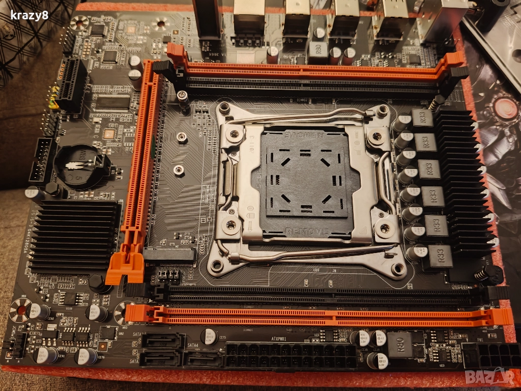 Дъно Mougul X99 lga 2011 3 v3 + Intel Xeon 1630v4 m2, снимка 1