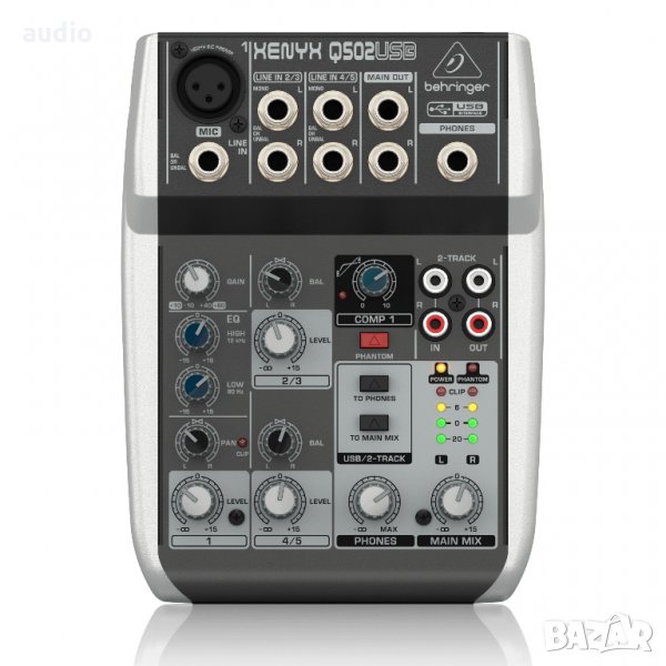 Миксер Behringer Xenyx Q 502 USB, снимка 1