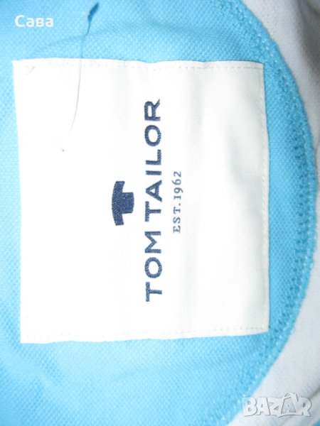 Тениски TOM TAILOR  мъжки,ХЛ  /бяла и зелена/, снимка 1