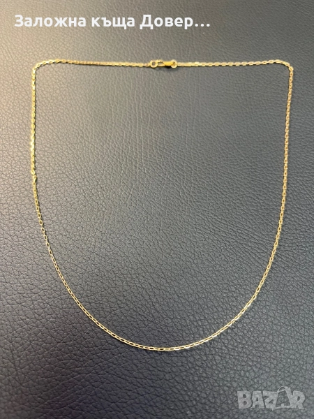 Златен Ланец синджир  златно ланче 14 к 585 gold zlato zlatni lanec lance, снимка 1