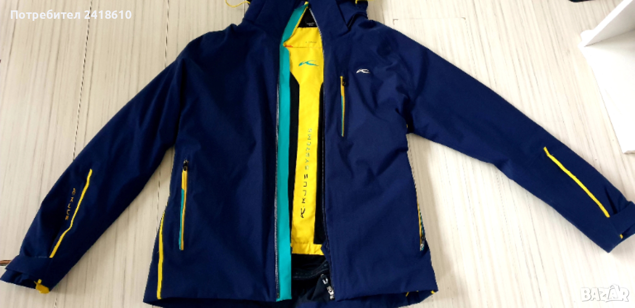 Kjus Systems Performance Stretch Recco Dermizax EV Mens Ski Bord Jacket Size 52 - L ОРИГИНАЛ! Мъжко , снимка 1