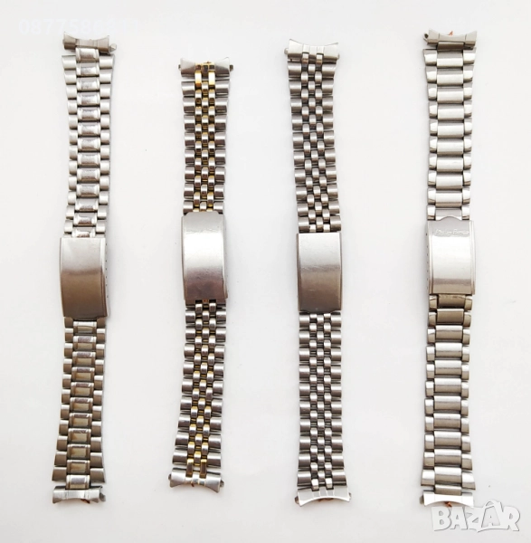 СТОМАНЕНА ВЕРИЖКА ЗА ЧАСОВНИК С ИЗВИТИ НАКРАЙНИЦИ.ВЕРИЖКИ ЗА ЧАСОВНИЦИ С ИЗВИТИ ПЛAСТИНИ, снимка 1