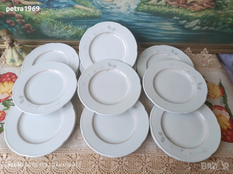 Порцеланови чинии на Bauscher Weiden, 16 бр., снимка 1