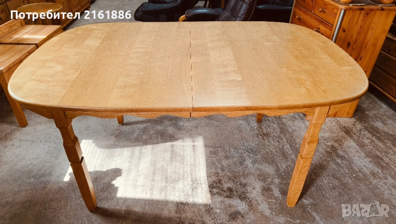 Дъбова трапезна маса , снимка 1