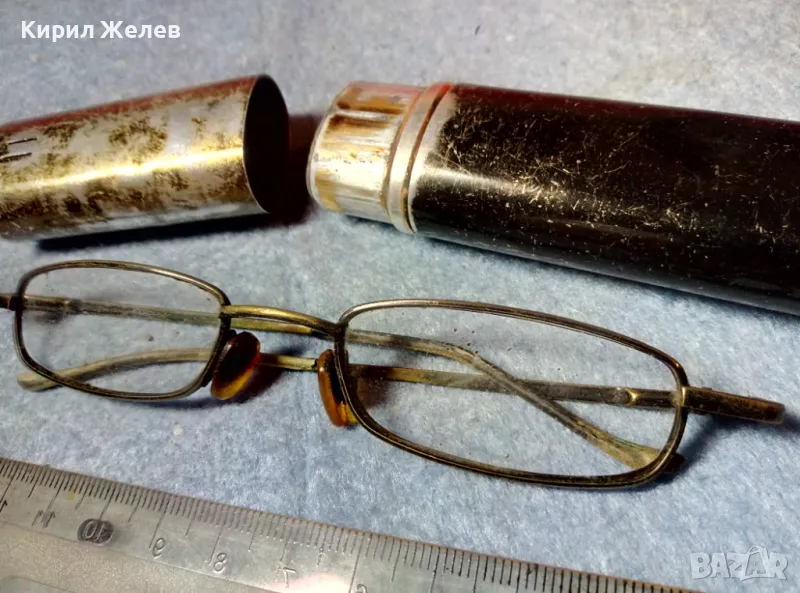 ФИНИ ВИНТИДЖ СТИЛ ХЕЛИОМАТИК ОЧИЛА с МЕТАЛЕН КАЛЪФ 10978, снимка 1