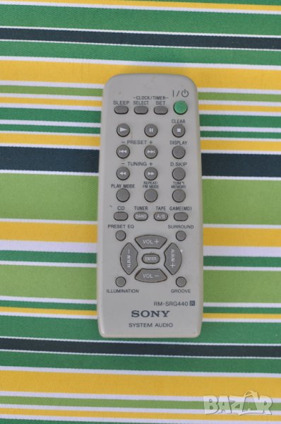 Оригинално дистанционно SONY SYSTEM AUDIO RM-SRG440, снимка 1