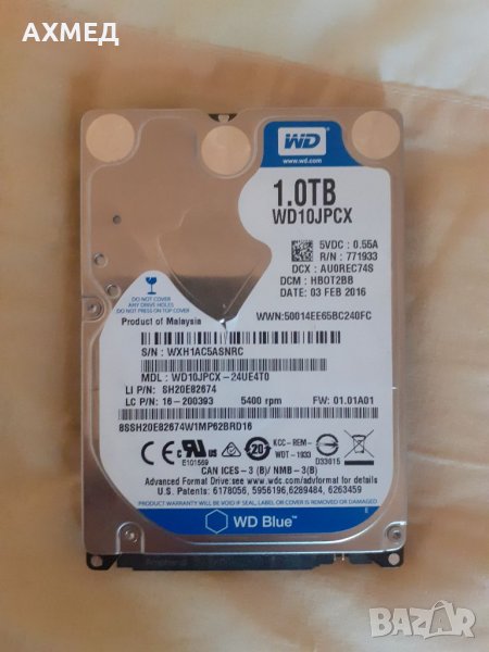 Хард Диск- -WD10JPCX-1 TB, снимка 1