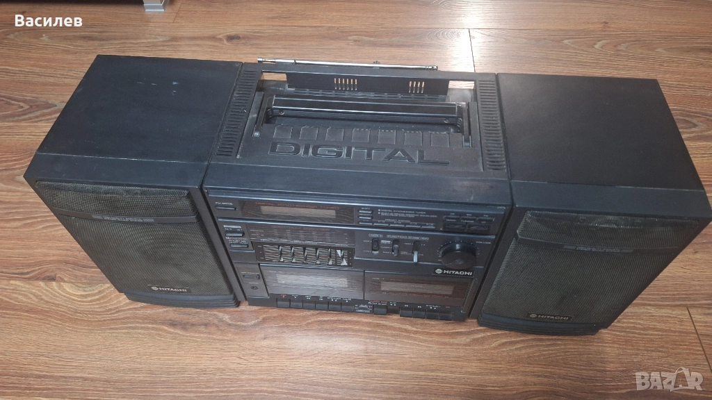 Радиокасетофон HITACHI MS-W600er, снимка 1