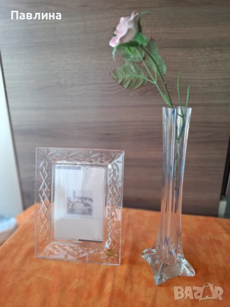 Нова италианска кристална рамка за снимка, снимка 1