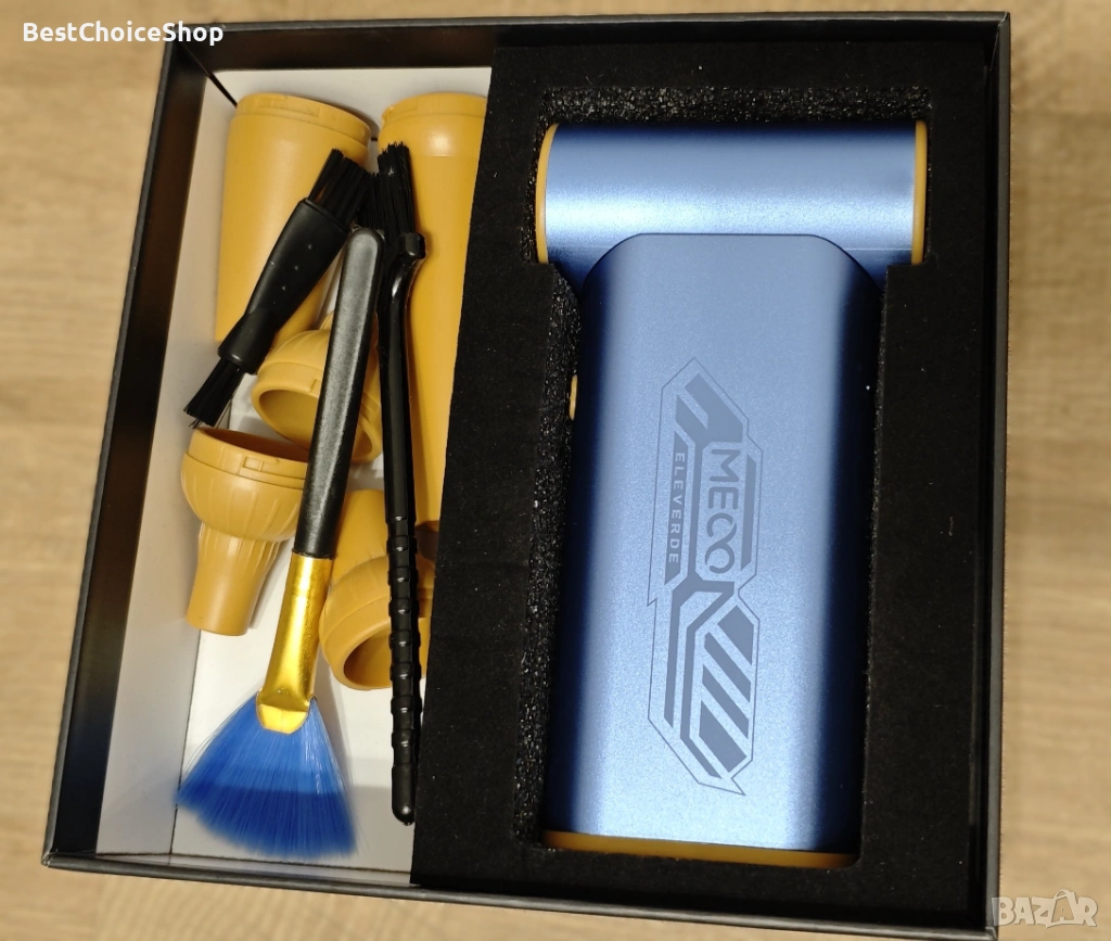 MECO ELEVERDE Мини електрическа духалка / прахосмукачка 4-скорости 180,000 RPM, снимка 1