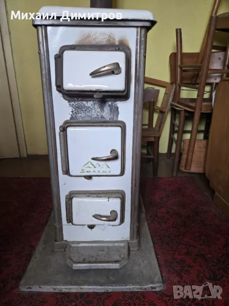 Чугунена ретро печка Балкан, снимка 1