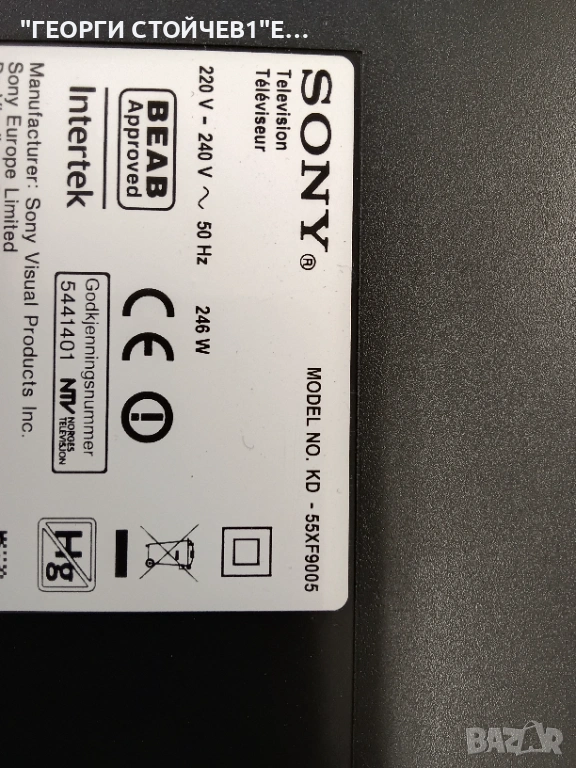 KD-55XF9005    1-983-249-52  1-983-329-11   APS-419 18Y_SHU11A2H2A4V0.0  1-983-107-31  18LS55   , снимка 1