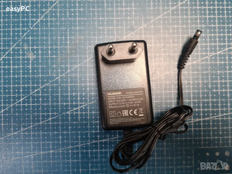 Оригинален захранващ адаптер HUAWEI HW-120100E5W 12V 1.0A , снимка 1