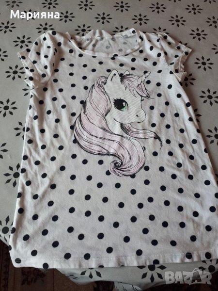 Блуза за момиче с еднорог нм , снимка 1