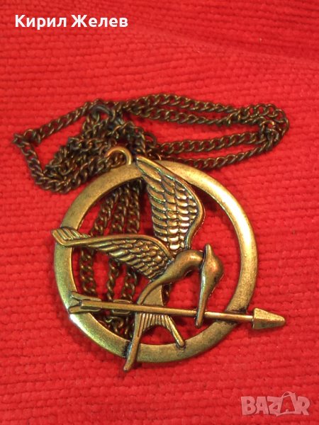 ФИГУРАЛЕН НЕО - ГОТИКА МЕСИНГОВ АРТ МЕДАЛЬОН с ВЕРИЖКА 25187, снимка 1