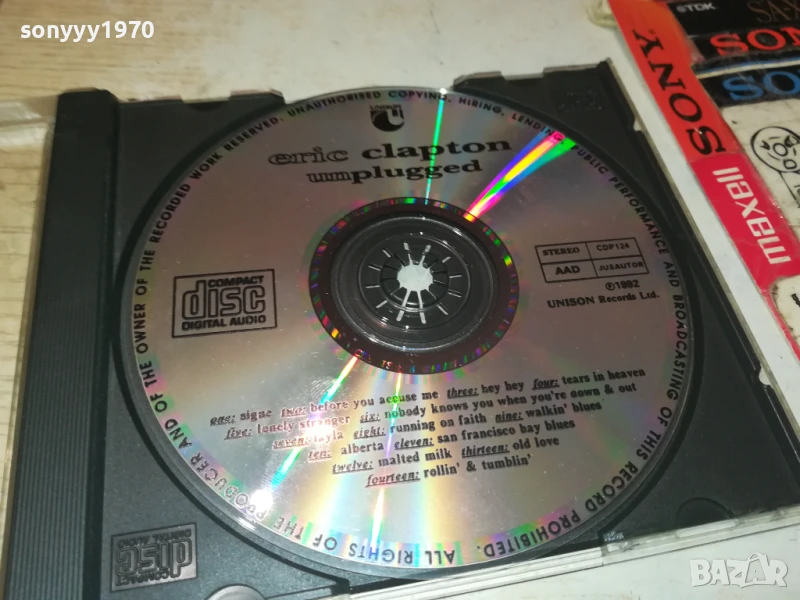 ERIC CLAPTON-UNISON CD 0708250950, снимка 1