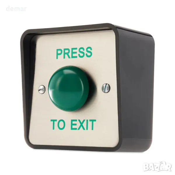 SecureMyDoor Outdoor IP65 НАТИСНЕТЕ ЗА ИЗХОД Бутон, Устойчив на атмосферни влияния, снимка 1