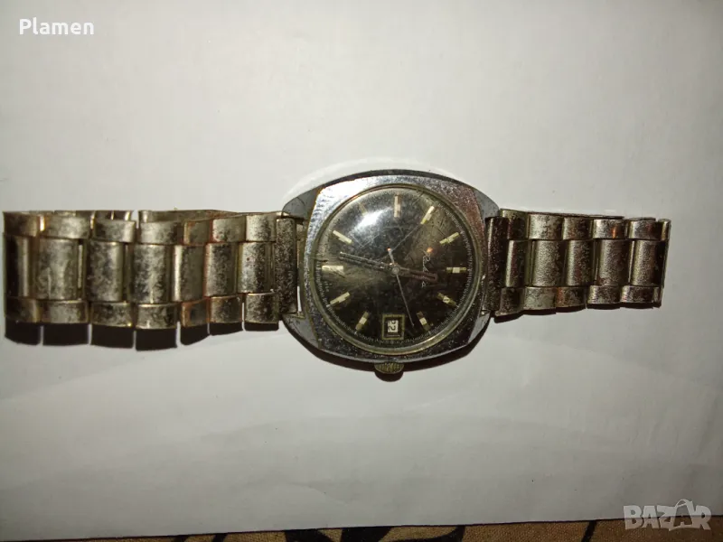 Стар съветски мъжки механичен ръчен часовник Ракета , снимка 1