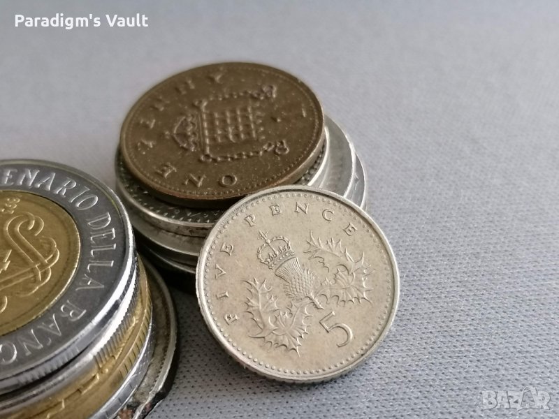 Монета - Великобритания - 5 пенса | 2008г., снимка 1