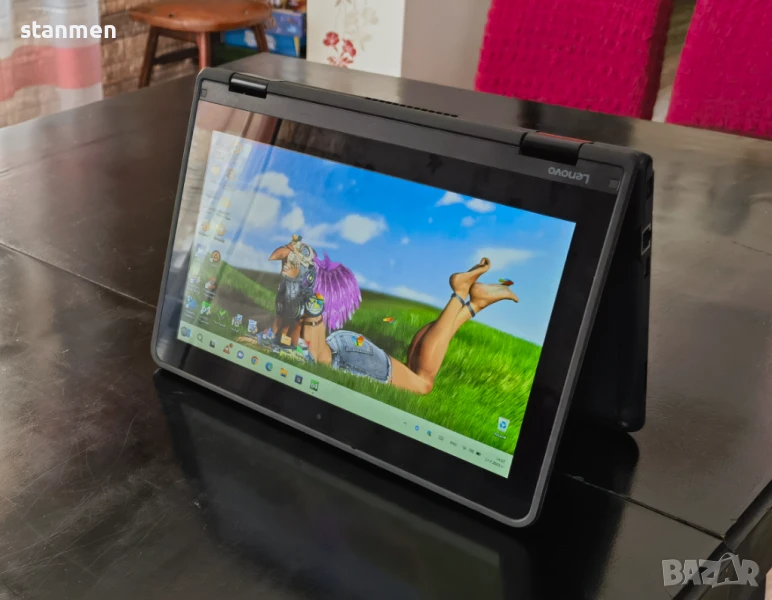 Продавам Гаранционен Touchscreen Lenovo Yoga/IPS11.6сKам/4x2.4ghz/8gbDDR4/SSD128gb/8ч.Бат/Bluetooth, снимка 1