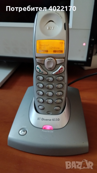 Безжичен телефон BT (British Telecom) DIVERSE 6110, снимка 1