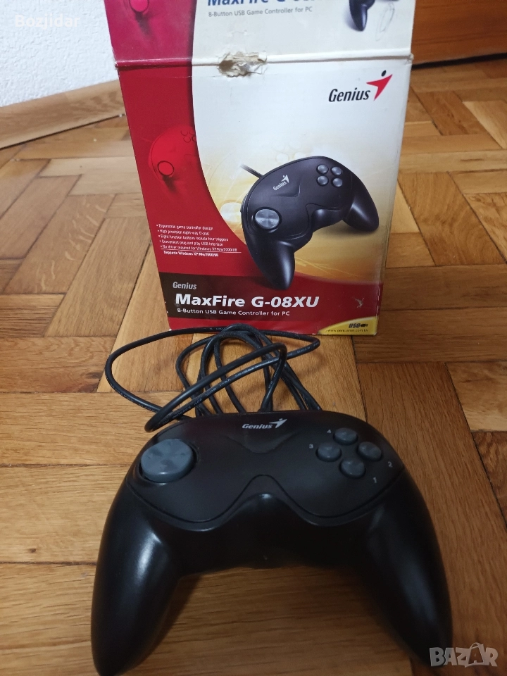 Геймпад Genius MaxFire G-08XU – USB контролер за PC, снимка 1