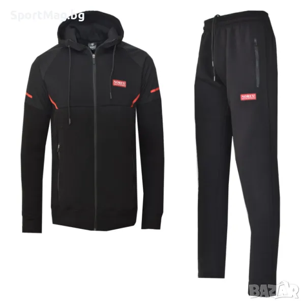 ЗИМЕН Мъжки Спортен Екип NOREX 3110-4 цвята нормал и големи размери, снимка 1