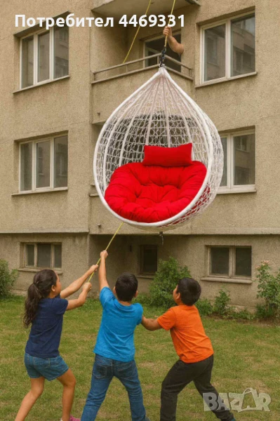 Градинска люлка тип гнездо, снимка 1