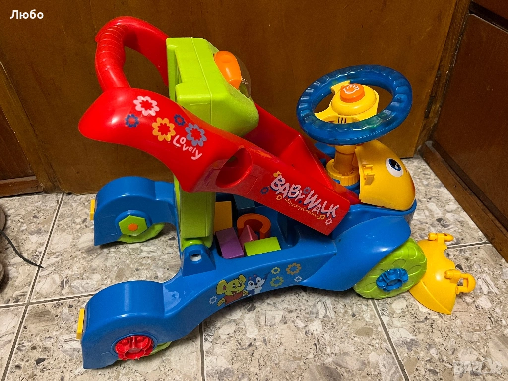 Уолкър Fisher Price 2 в 1, снимка 1
