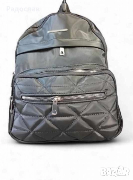 Регулируема дамска раница с цип., снимка 1