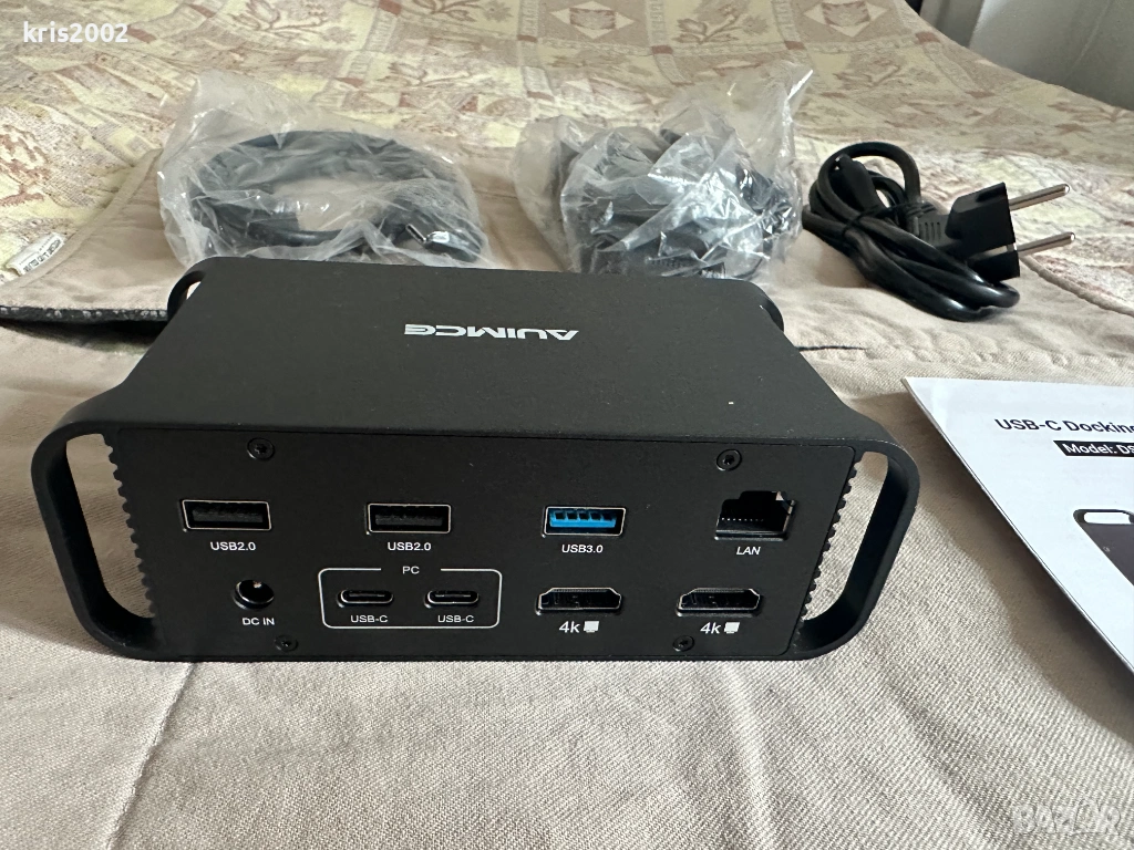 Докинг станция за Macbook лаптопи, DS-P06ST (14-в-2), 4K 60Hz, снимка 1