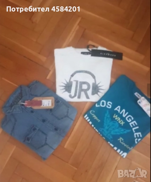 НОВИ детски блузи RICHMOND,WANEX и риза SMALL GANG за 12 г.момче, снимка 1