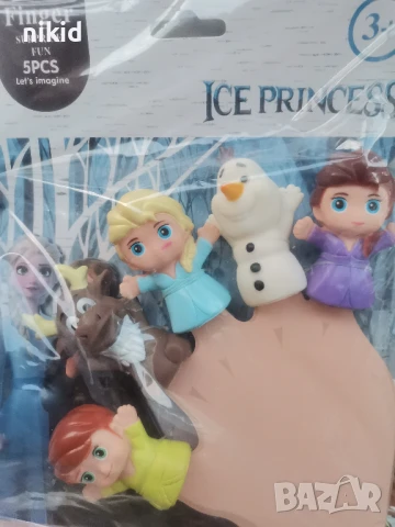 Куклен театър с пръсти пръстчета Коледни гумени гумирани fingers finger