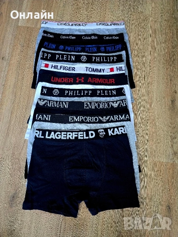 10 чифта боксерки , снимка 2 - Бельо - 53176643