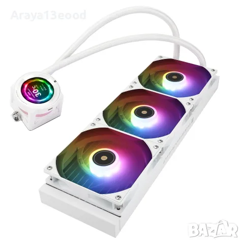 Thermalright Core Vision 360 White ARGB – 360 мм водно охлаждане с 2.73" IPS LCD дисплей, снимка 5 - Други - 55723520
