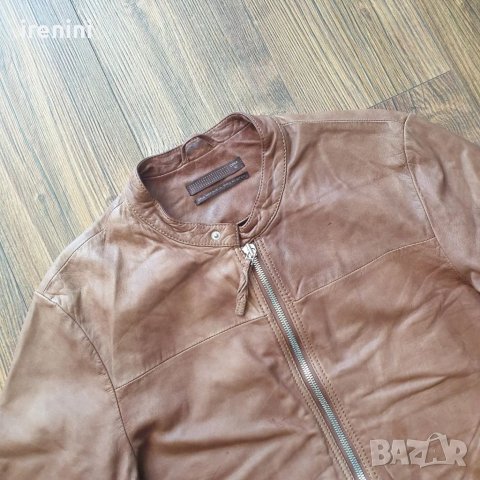 Страхотно мъжко кожено яке DNA  размер L / 50 , снимка 3 - Якета - 38709914