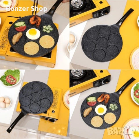 Тиган за палачинки с форми на емотикони – перфектен за весела и вкусна закуска, снимка 2 - Други - 51955058