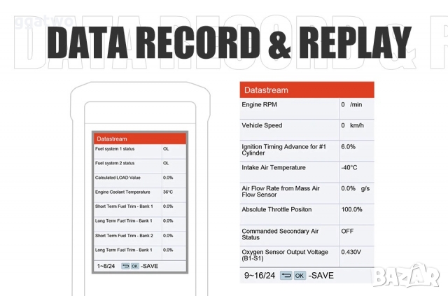 Автомобилна диагностика LAUNCH CR7001s, снимка 7 - Аксесоари и консумативи - 36079559