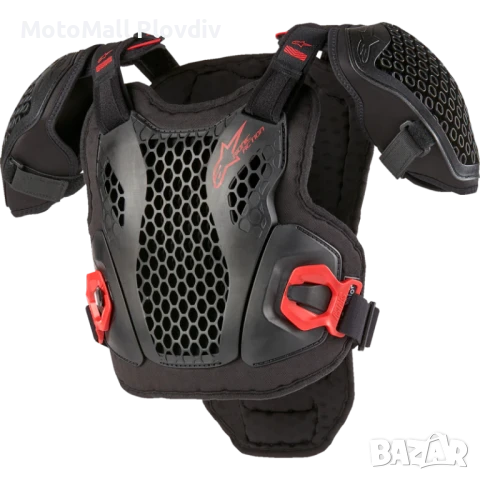 Детска протекторна ризница Alpinestars ROOST-GRD YTH B-ACT Black/Red, снимка 2 - Аксесоари и консумативи - 51059635