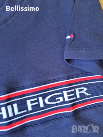 *Tommy Hilfiger* Дамска тениска с къс ръкав, цвят navy blue, снимка 3 - Тениски - 44309752