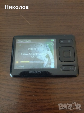 Продавам mp3 плеър Creative Zen 4GB, снимка 4 - MP3 и MP4 плеъри - 53762521