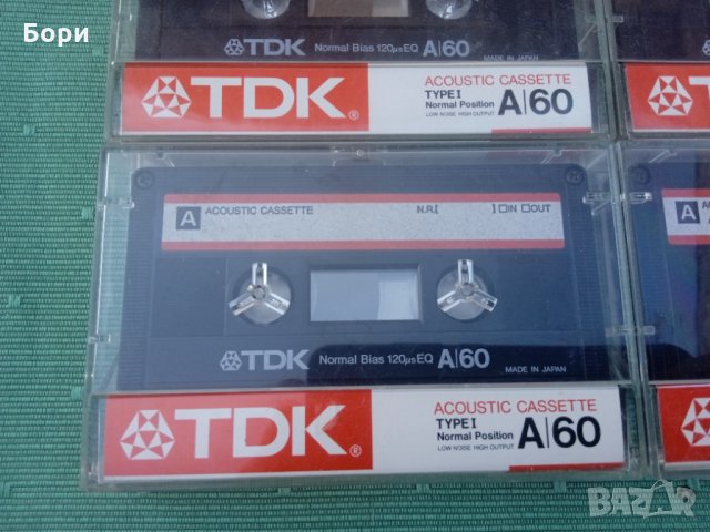 TDK A 60 Аудио касети, снимка 2 - Аудио касети - 35747687