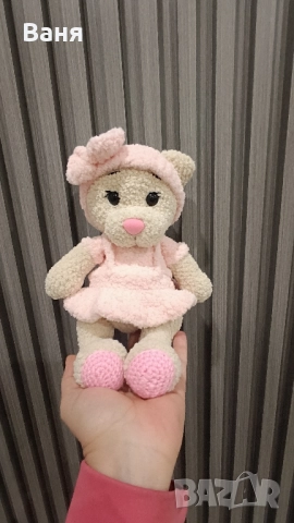 Плетено мече, снимка 9 - Плюшени играчки - 52260171