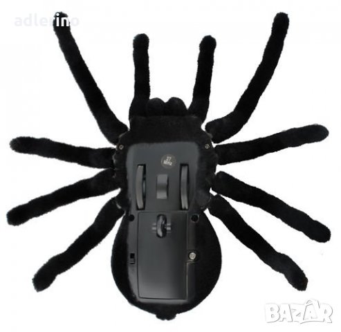 Детска игра Дистанционно контролиран паяк, Хелуин паяк, голям изкуствен паяк с дистанционно, снимка 5 - Електрически играчки - 34393103