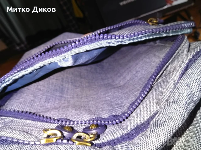 KIPLING SCHOOL BAG UPGRADE CRAFT NAVY C 46х30х21см маркова раница става лаптопс маймунка , снимка 11 - Раници - 50576340