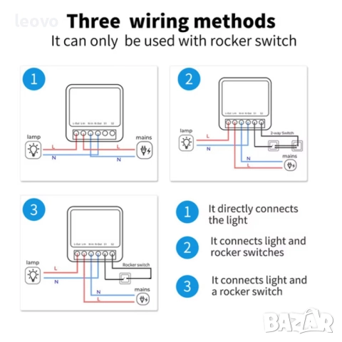 Wi-Fi Smart превключвател Cozylife. 220V, 16A.  Българско ръководство, снимка 8 - Мрежови адаптери - 52978085