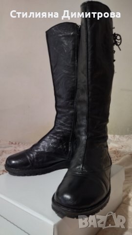 Ботуши 36 номер естествена кожа (23 см), снимка 5 - Дамски ботуши - 39030953
